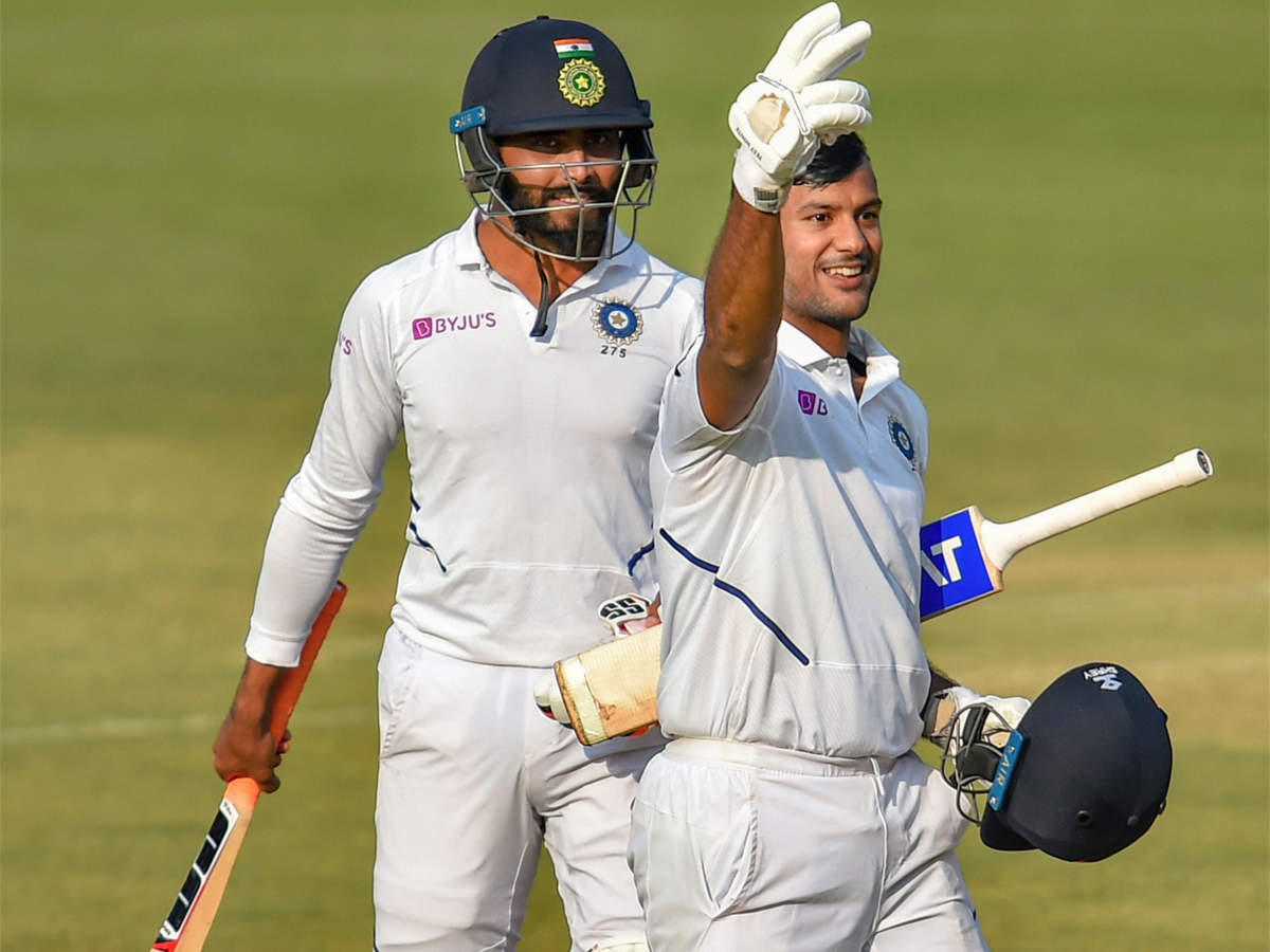 OrtelComm's tweet photo. Mayank Agarwal's batting master class finish Day 2 at 493 for six, leading Bangladesh by 343 runs. Day 3 India will dominated against Bangladesh watch India vs Bangladesh, 1st Test only on #OrtelDigital https://t.co/uIXSvnKe7Q