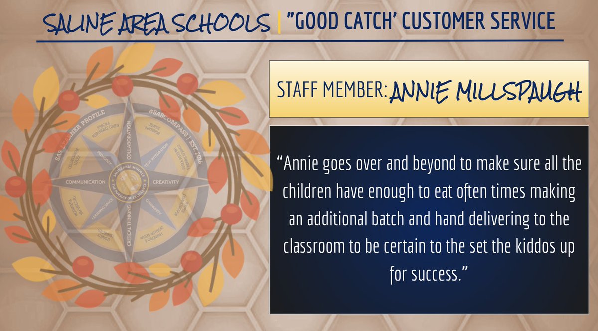 Great job Annie!!!! #EatSchoolLunch