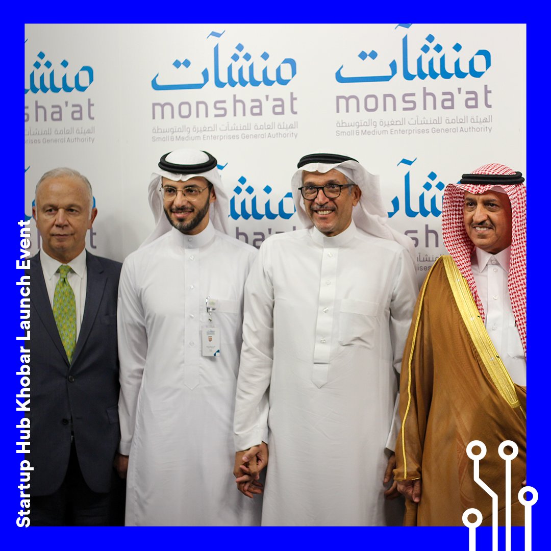 TGC_Saudi's tweet photo. Proud to announce the Official Launch of our 1st Landing Spot to manage in SA with one of the most inspiring change makers of the Saudi Ecosystem @Monshaat. 

@Startuphubkhbr #KhobarGovernor Sulaiman Althunayan, @MonshaatGovernor Saleh Alrasheed,@TheGrEEKCampus Chairman @AOAlfi https://t.co/1PsNtdnXO7