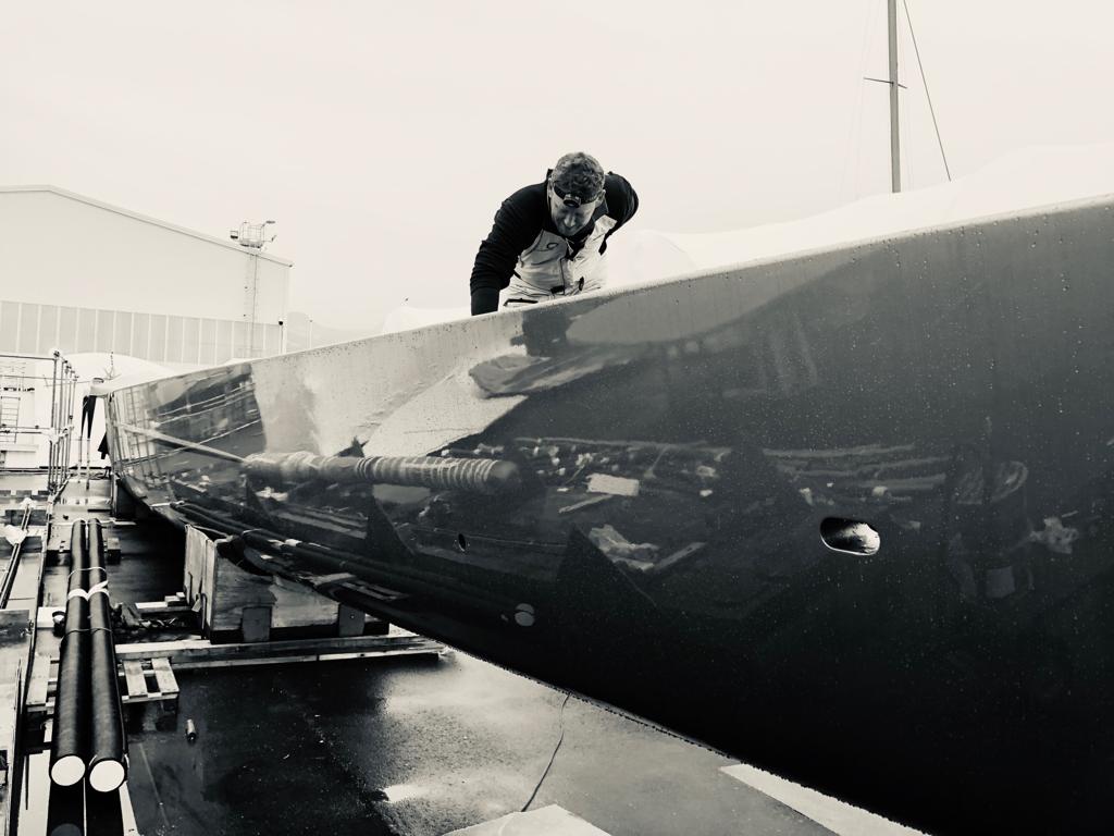 Int_NDT's tweet photo. Post refit NDT on the mast and boom of SY M5 at #NCARefit  
#superyacht #nondestructivetesting https://t.co/oCS0xrhvjD