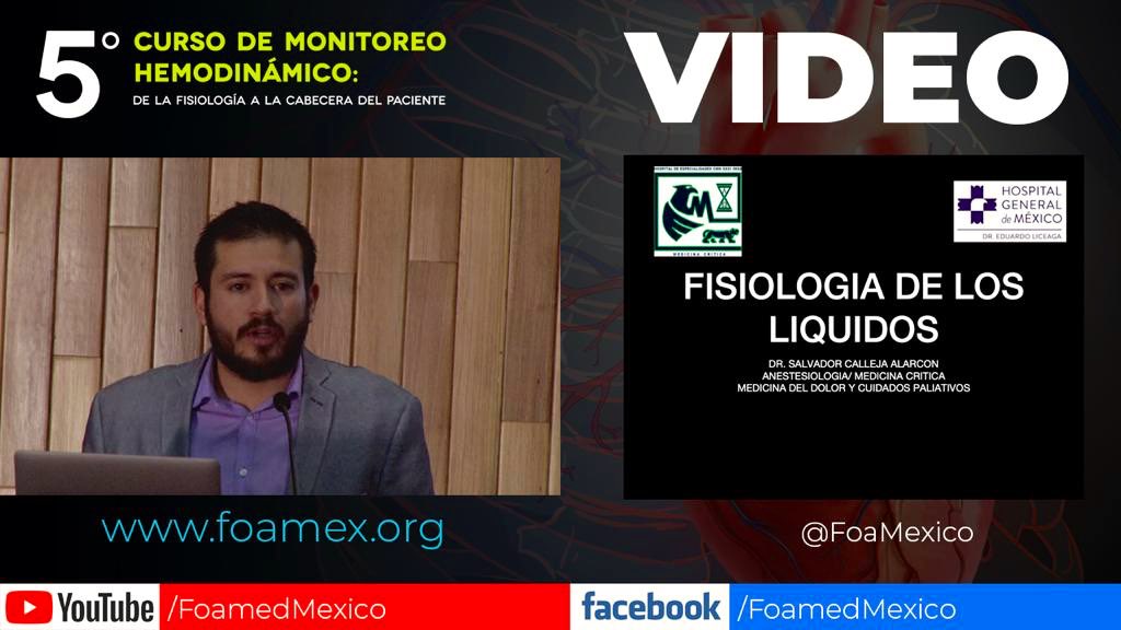 FOAMexico's tweet photo. VIDEO NUEVO 🎬
Fisiología de Líquidos💧
Dr. Salvador Calleja Alarcón
Anestesiología & Medicina Crítica
📝 SUSCRÍBETE (Estreno Hoy)
🔜 https://t.co/HLyvwO0dbm
#AnestesiaCrítica #AnestesiaMx
#FisioCrit ☠️ #FOAMex 🇲🇽 #FOAMexChannel 📺 #MonitoreoHem2019 https://t.co/CkYkX97arr