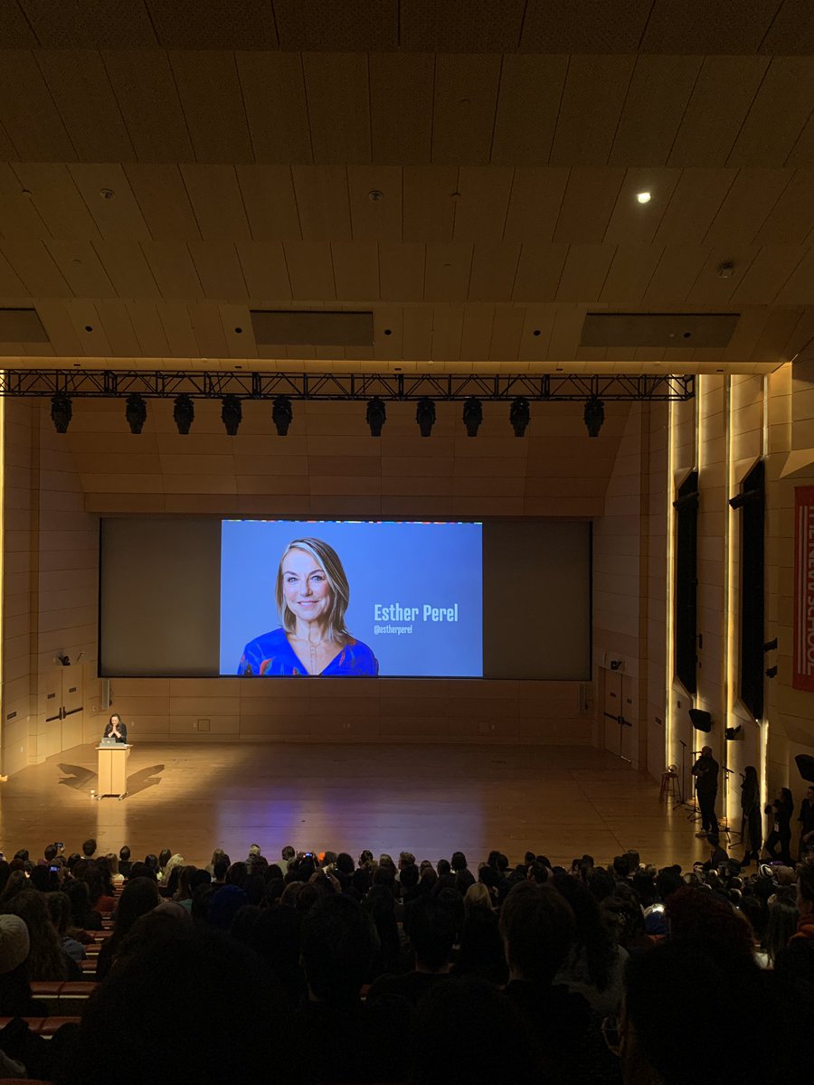 “Work is now not about the production or service economy, but about the identity economy.  

It’s not “what am I going to do next?” but, “who am I going to be next?” <a href="/EstherPerel/">Esther Perel</a> <a href="/NewYork_CM/">CreativeMornings/NYC</a> <a href="/creativemorning/">CreativeMornings</a>