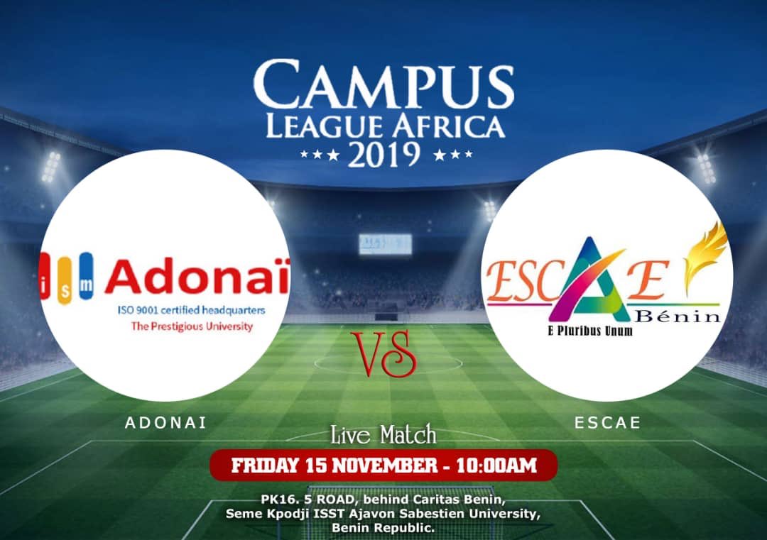 EscaeAkpakpa's tweet photo. We are Proud of our team! 💪🏽💪🏽Congratulations to #escaefc for winning their opening match against @Ismadonaiiuniversity ! Final score 2:0
#winningteam #winningeleven #cotonou #universitygames #campusleagueafrica #escaetribe https://t.co/dNHtyXinkP