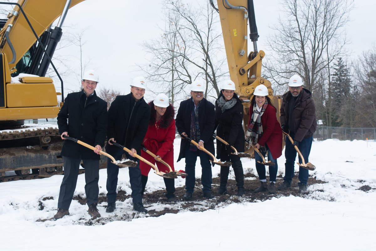 Many thanks to everyone who braved the cold for our #PipersGrove Groundbreaking Event yesterday! Special thanks to North Dumfries Township Mayor Sue Foxton for coming out and showing her support. We are thrilled to be building this project in the beautiful community of Ayr!