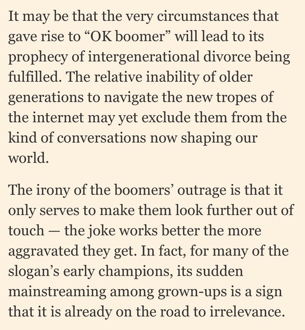 This @ifwross @FTLifeArts column on &ldquo;ok boomer&rdquo; wonderfully manages to both elevate the debate and shut<a class="tags" target="_blank" title="On Twitter" href="/?out=eyJ0eXAiOiJKV1QiLCJhbGciOiJIUzUxMiJ9.eyJpYXQiOjE3MjI0MTQ3NDYsImlzcyI6InR3cG9ybnN0YXJzLmNvbSIsIm5iZiI6MTcyMjQxNDc0NiwiZXhwIjoxNzUzOTUwNzQ2LCJyZWRpcmVjdF91cmwiOiJodHRwczovL3R3aXR0ZXIuY29tL2lmd3Jvc3MifQ.T5JCRKRQhRNG10zmB18Li3XOGR4yDXiJOj2nkySNeABzCy8qg1-eLG9tGPU5FU8rTqr08Cq8MZlC7imvW-wMQA">@ifwross</a><a class="tags" target="_blank" title="On Twitter" href="/?out=eyJ0eXAiOiJKV1QiLCJhbGciOiJIUzUxMiJ9.eyJpYXQiOjE3MjI0MTQ3NDYsImlzcyI6InR3cG9ybnN0YXJzLmNvbSIsIm5iZiI6MTcyMjQxNDc0NiwiZXhwIjoxNzUzOTUwNzQ2LCJyZWRpcmVjdF91cmwiOiJodHRwczovL3R3aXR0ZXIuY29tL0ZUTGlmZUFydHMifQ.-QMgLCZDsSRTDGzY2bUBaTd-EZD7YER_UA-pwQu6AwwEx28O0OI0q6z3p2QbVkS7_nmjFFmncvQyt0T-DW8TcA">@FTLifeArts</a><a href="/tag/fortniteworldcup"class="tags"><span>#fortniteworldcup</span></a>
