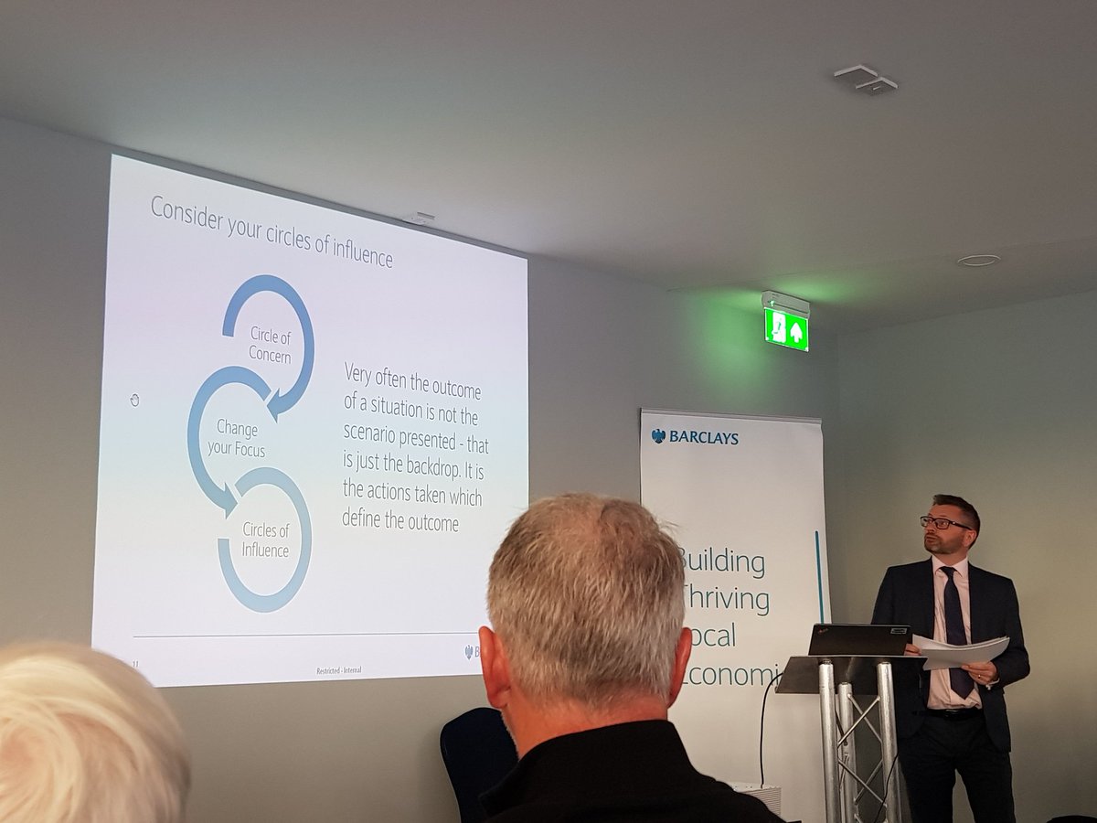 LG_StrategiseIt's tweet photo. Interesting start to the morning hearing from @Barclays about how businesses should be preparing for Brexit, deal or no deal, and also learning more about their Building Thriving Local Economies initiative in Ayrshire. Thanks Barclays! https://t.co/UTb0JarUPq