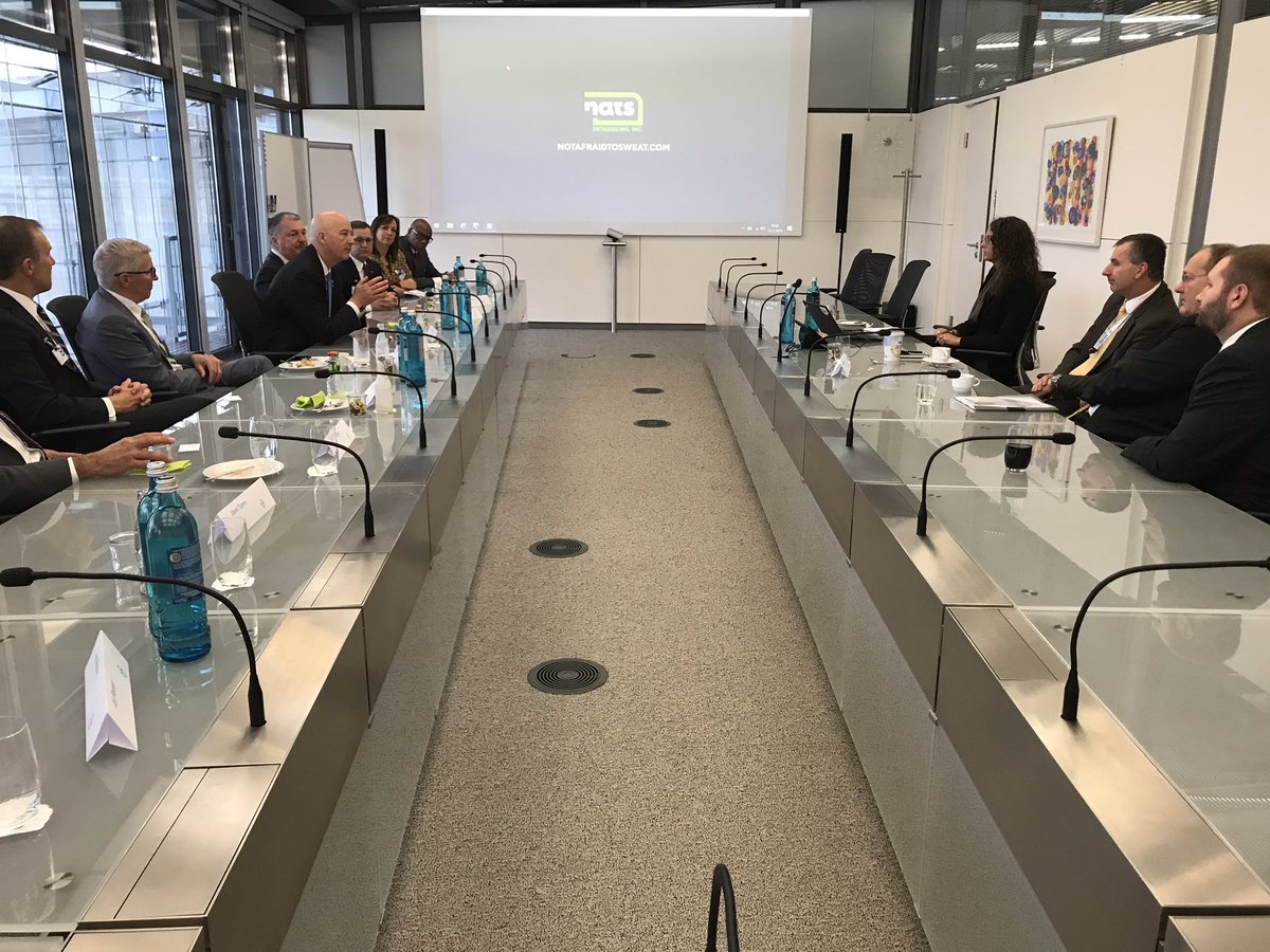 PeteRicketts's tweet photo. Thank you @Bayer for investing in Nebraska and partnering with @UNLincoln on innovative ag research to help our state feed the world! #NETradeMission https://t.co/o9NuQNWoko