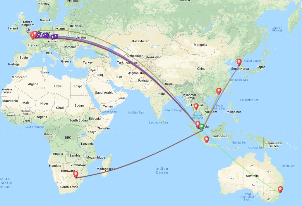 Tick-tock! #SigfoxConnect is in 5 days. First participants are already flying to Singapore wearing their universal connected badge! 🛫
Join the #0Gnetwork revolution bit.ly/2QmqUUM