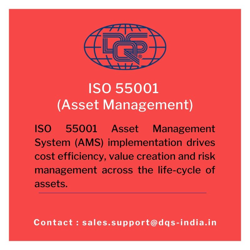 DQS_India's tweet image. #WeAreDQS, #ISO55001, #AssetManagementSystem, #AMS