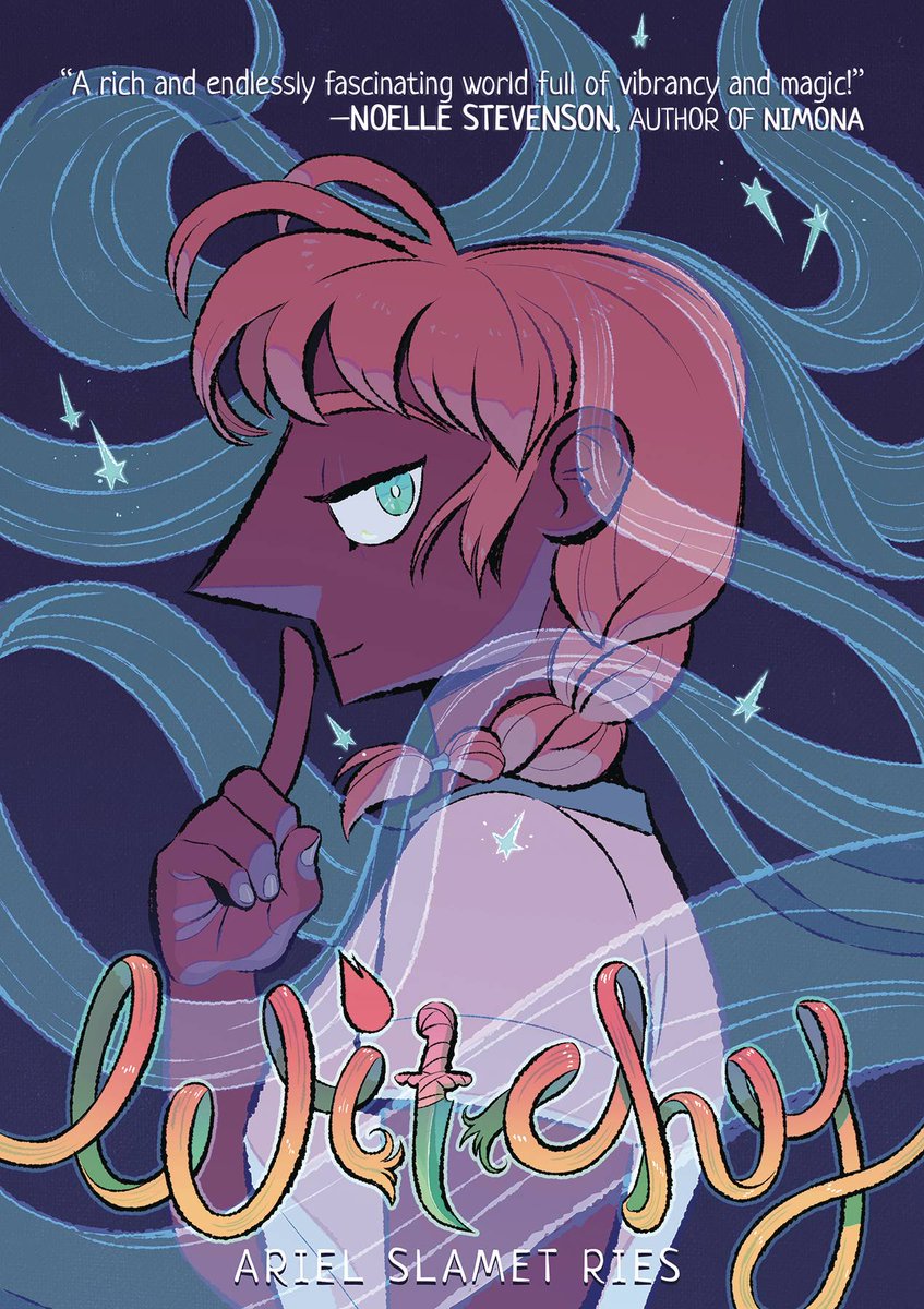 17. WITCHY By  @cousineggplant,  @HNewlevant,  @oheysteenz,  @andworlddesign &  @ouroboraIn a world where hair length determines the strength of your magic and can mean your death, Nyneve faces a choice; join the force responsible for her father's death or fightWonderful YA read