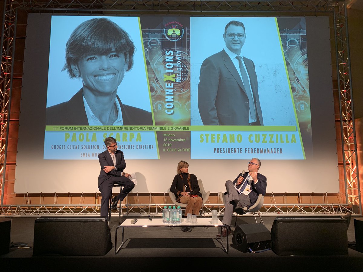 “Il digitale ci impone di ripensare i modelli di business. #Imprese e #manager sono sulla stessa barca”. Il presidente #Cuzzilla ora a #GammaForum #ConneXions