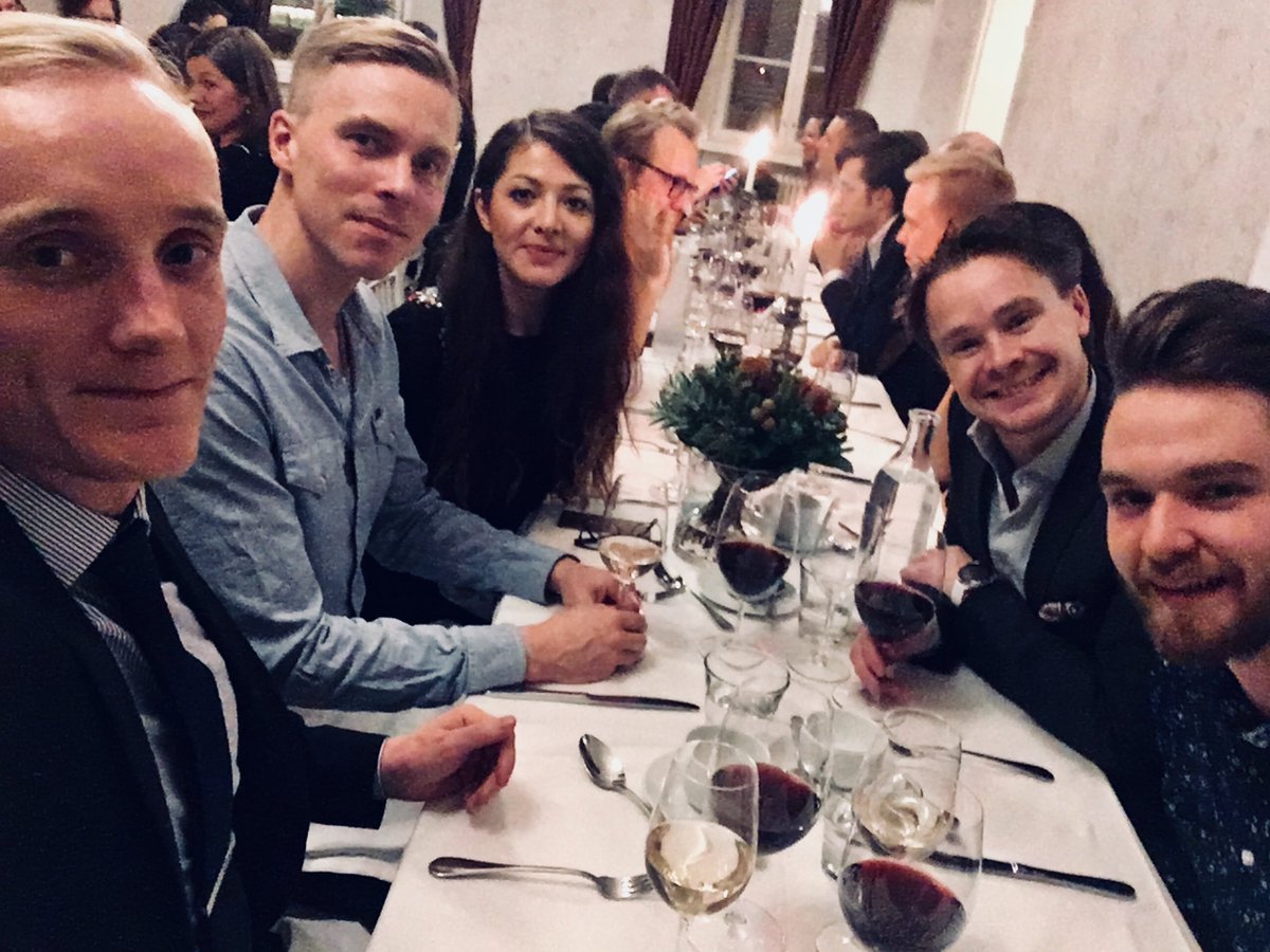 Dinner. Fun. Awesome colleagues #FutuDem