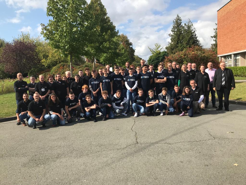 IBM_France's tweet image. Aujourd&apos;hui, accueil de la classe #PTech du @LyceeLabbe en visite à l&apos;IBM Client Innovation Center de Lille en présence de @xavierbertrand Président de la Région @hautsdefrance &amp;amp; des entreprises partenaires de ce programme @IBM_France @orange @BNPParibas #WeArePTech @PTECHNETWORK