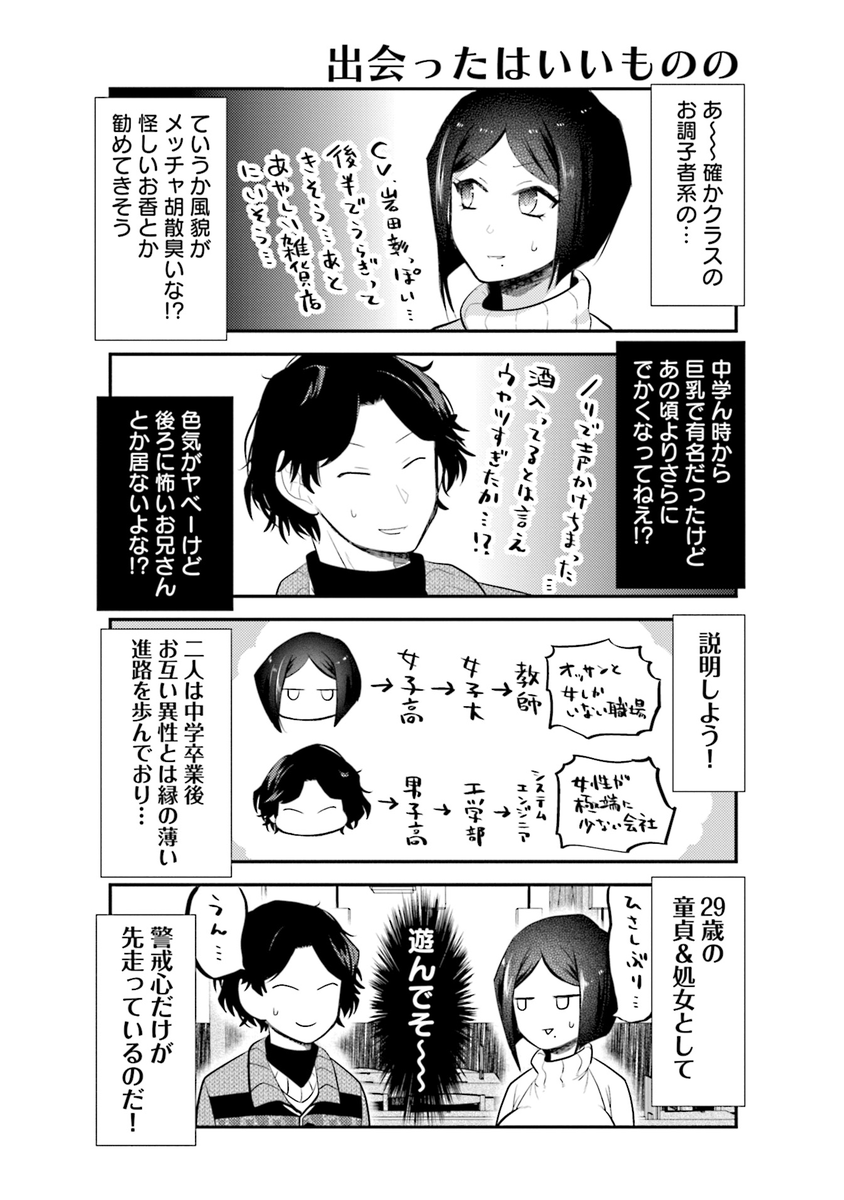 29歳の処女と童貞が出会う話 1/4 