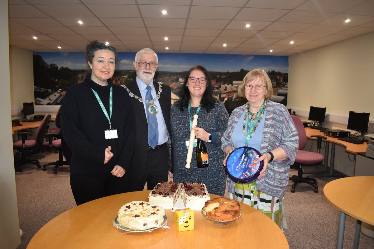 Chairman and runners up of the bake sale