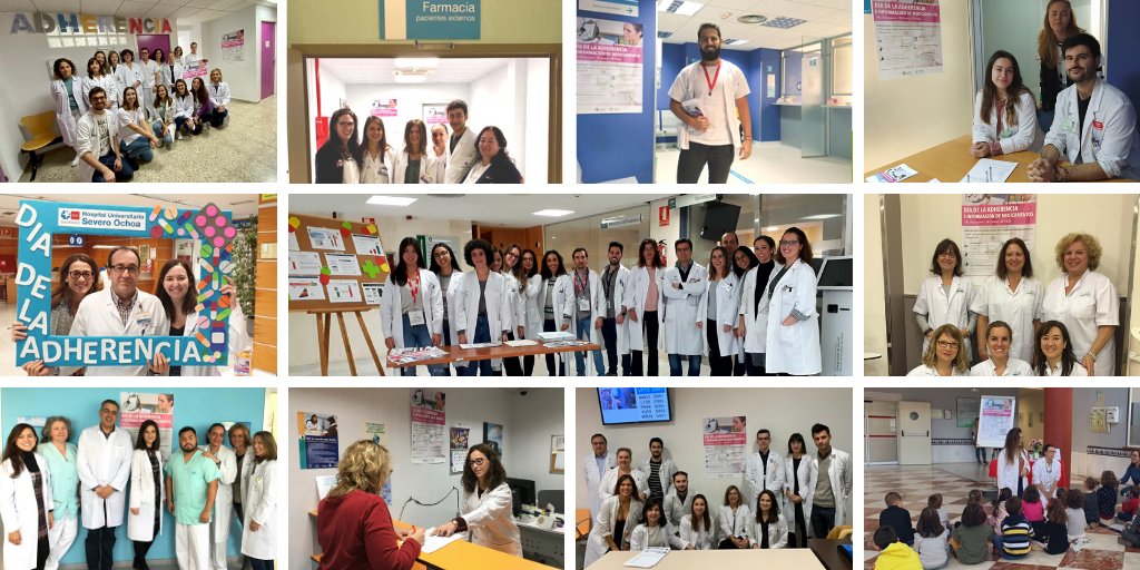 sefh_'s tweet photo. Estamos celebrando la X Ed. del #DiaAdherencia2019 con la participación de más de 130 hospitales

📋Mediante una encuesta se registrará el grado de adherencia del paciente, su grado de satisfacción y la percepción que tiene de #farmaciahospitalaria 
https://t.co/1VU9Od06MQ https://t.co/ksWYXhoYPq