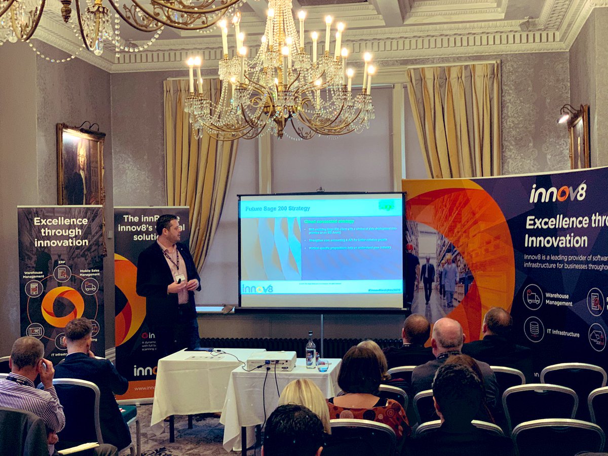 Innov8Tech's tweet photo. @sageuk are working to make #Sage200 a web enabled product with a choice of data deployment. This will open up possibilities for #Sage200 customers and make data available anytime anywhere #innov8insights2019 https://t.co/EZ7naL4ZNf