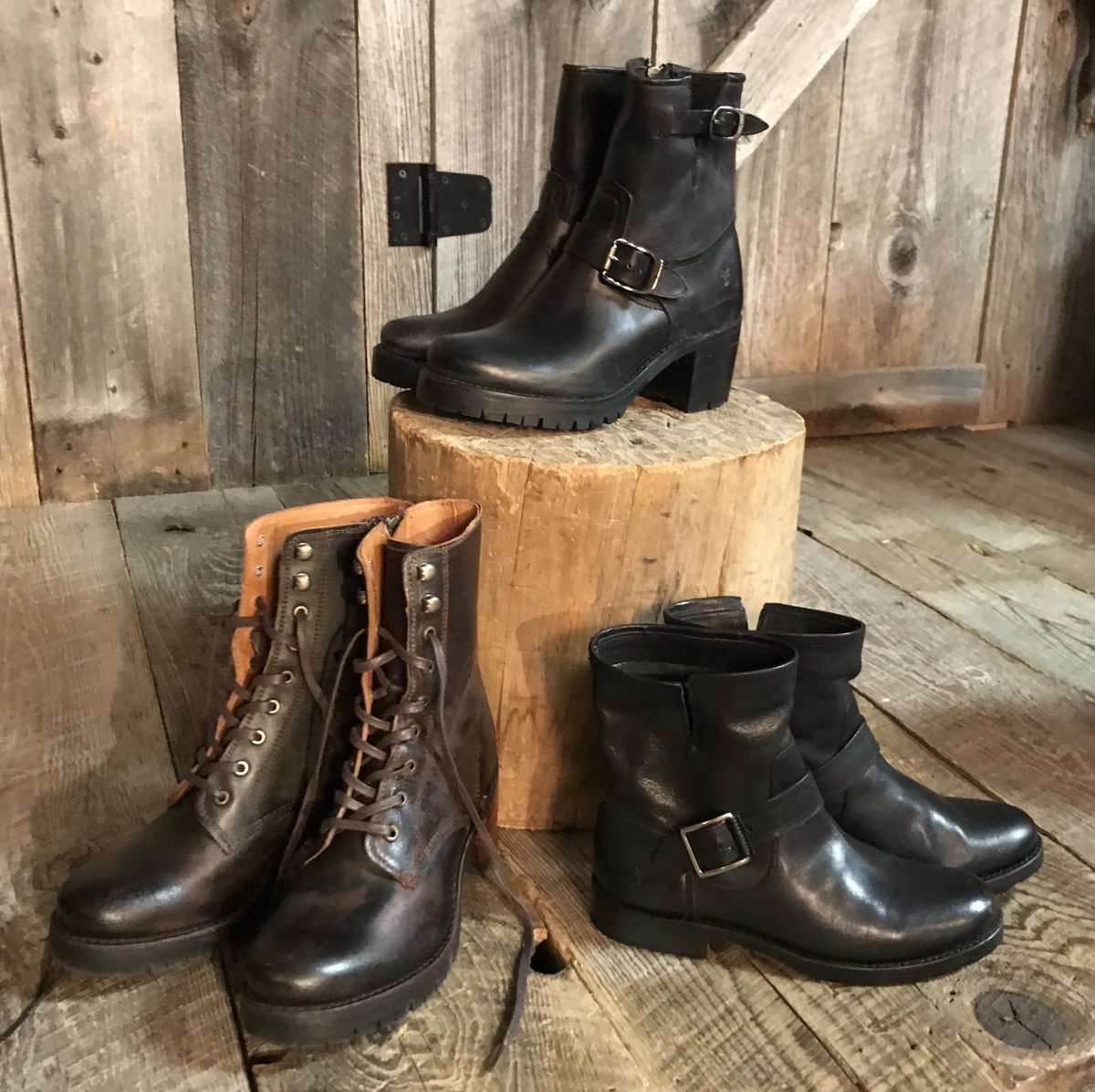 DowntownDanform's tweet photo. FRYE BOOT SALE 👢 
25% off selected styles
Sale runs until 11/24 https://t.co/3lZnB87HgI