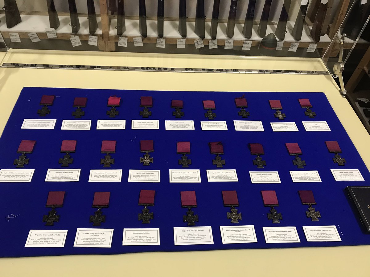 CorpsSM's tweet photo. Fascinating behind the scenes tour of @REMuseum yesterday. The @Proud_Sappers have a tremendous amount of history for all to come and see. The highlight being the 25 original #VictoriaCross in the collection. Planning any development packages get it in your MEL. @RE_Hist_Society https://t.co/Ji4j0s0qkR
