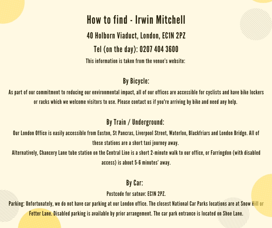 Comm_Matters's tweet image. JUST OVER A WEEK until Where Next for People with Cognitive Disabilities &amp;amp; Electronic Assistive Technology? Study Day. 

Check out the details below on how to find the venue!

#CMStudyDay2019 #learningdisability #cognitivedisability #AAC #electronicassistivetechnology