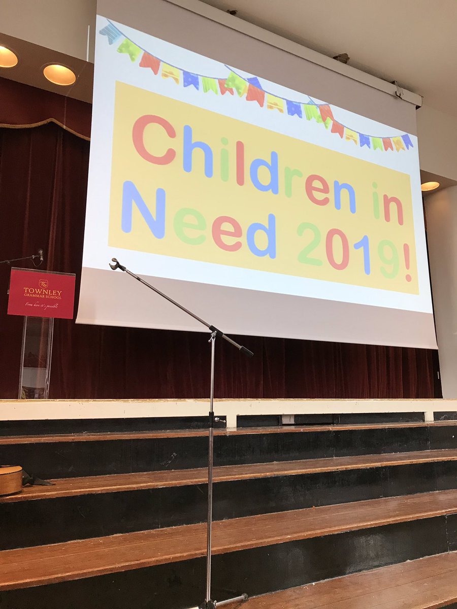 Children in Need Assembly 2019!! Great costumes on show from everyone in the Sixth Form !!