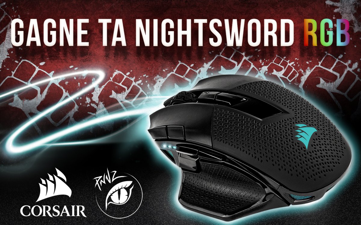 PwnZ___'s tweet image. 🏆 #Concours 🏆

Je vous fais gagner une souris Corsair NIGHTSWORD RGB FPS/MOBA  👀

Pour participer :
- #RT ce tweet
- Follow @ESL_PwnZ 
- Follow @CORSAIRFRA 

Tirage au sort le 19/11

Louée soit la Confrérie ✊