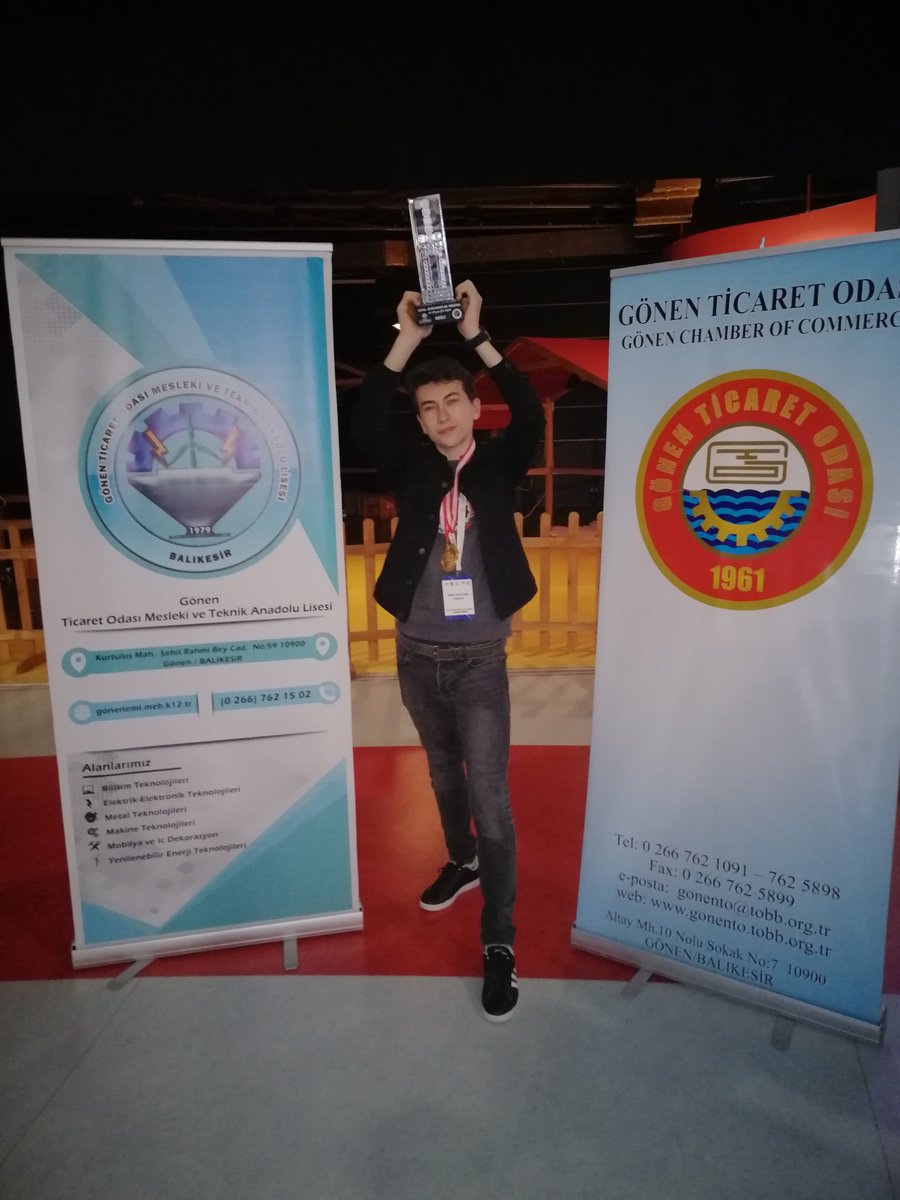 berkerbeki's tweet image. 2019 Sanlab Abilix ULUSAL EĞİTİM ROBOTLARI YARIŞMASI TÜRKİYE BİRİNCİSİ
Gönen Ticaret Odası Mesleki ve Teknik Anadolu Lisesi
ROBOTOMTAL ekibi...
💪🌟👊🏆🏅🤖
#sanlab
#abilix
#abilixkrypton
#abilixrobot
#abilixkrypton7 @… instagram.com/p/B42oum8p3it/…