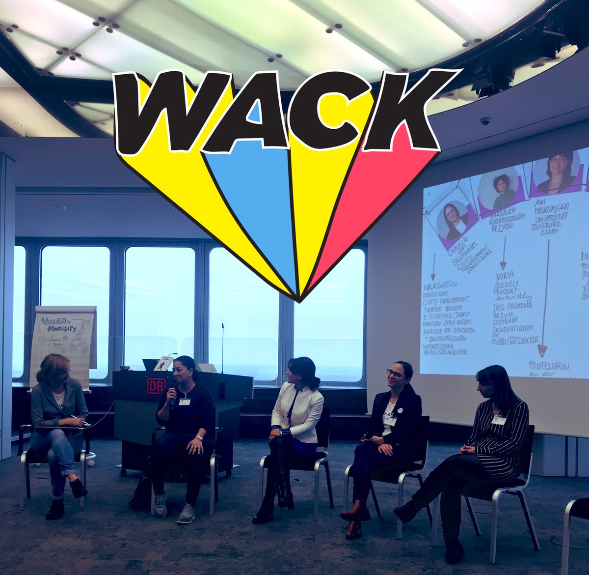 Was für ein Panel beim #WiMsummit der @womeninmobility mit Ghazaleh Koohestanian, Caroline von Stülpnagel, Susanne Gottwald und Ani Melkonyan.