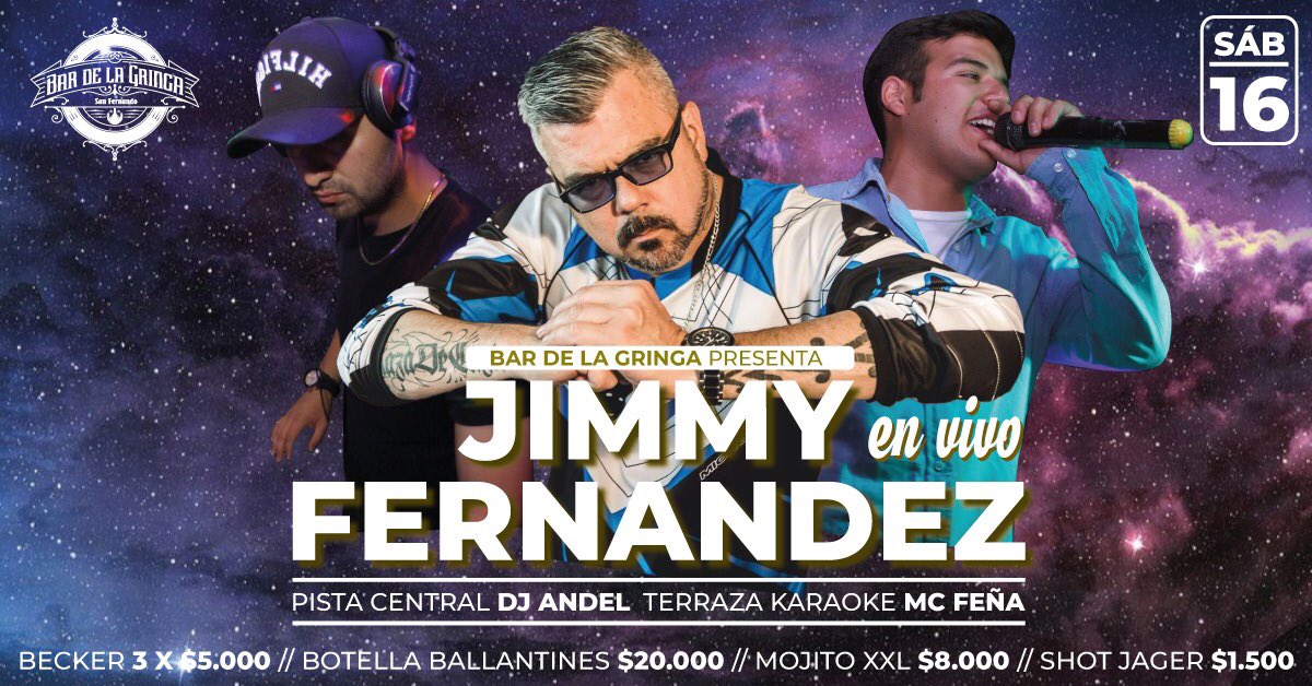 Sábado 16 San Fernando nos vemos en el Bar de la gringa RT <a href="/bookingzchile/">bookingzchile</a>