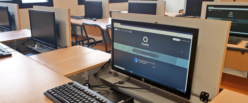 L'<a href="/isaralyon/">ISARA - 2 campus Lyon & Avignon</a> migre ses salles de TP et labos à <a href="/Qwant_FR/">Qwant</a> par défaut et sensibilise ses élèves ingénieurs 👍
#ViePrivée #degooglisons #Éthique #DeveloppementDurable