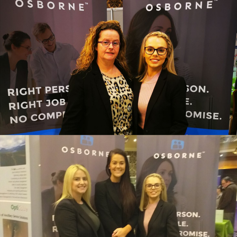 OsborneRecruits's tweet photo. Sandra, Naomi, Ellen & Karla from our Blanchardstown & Drogheda offices are at the Eures Cross Border Jobs and Careers Fair in the Hotel Kilmore in Cavan today. Drop by and see how Osborne can help you #rightpersonrightjobnocompromise #osbornerecruits #crossborderjobfair https://t.co/eHVCZWnqyd