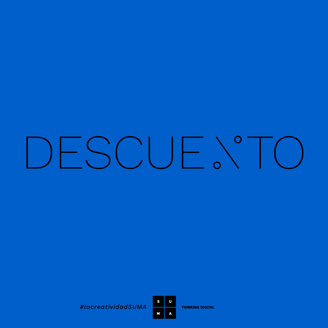 Suma_TD's tweet photo. ¿Conoces a alguien que siempre vaya loco buscando descuentos? ¡Etiquétalo! 😜
#lacreatividadSUMA #SumaTD https://t.co/eGbYkyHWrV