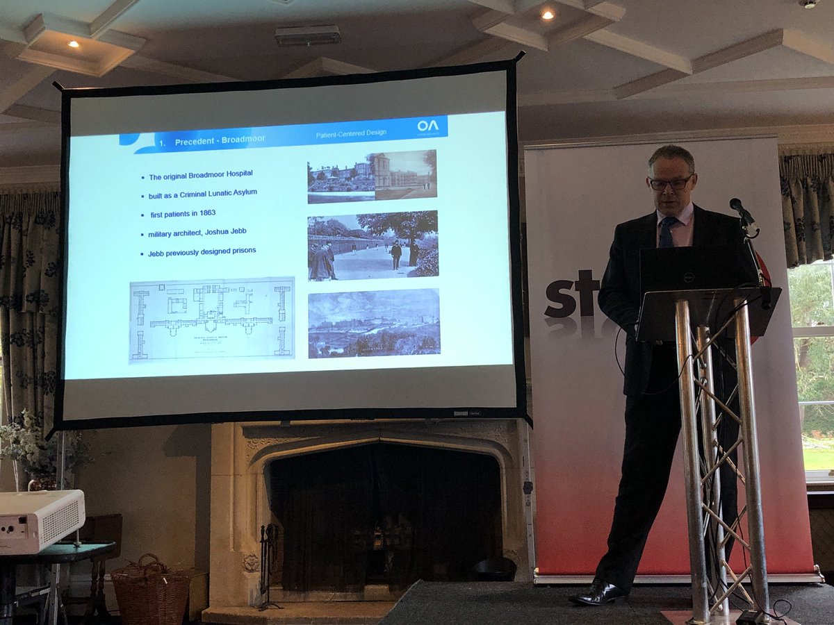 stable_E's tweet photo. I will show you the original hospital and key precedents which informed the design #mentalhealth #healthcaredesign #mentalhealthdesign #healthcarebuildings #designmatters #broadmoor #MHDFForum2019 #healingenvironment @OxfordArchitect https://t.co/pmLeDJ0BEU
