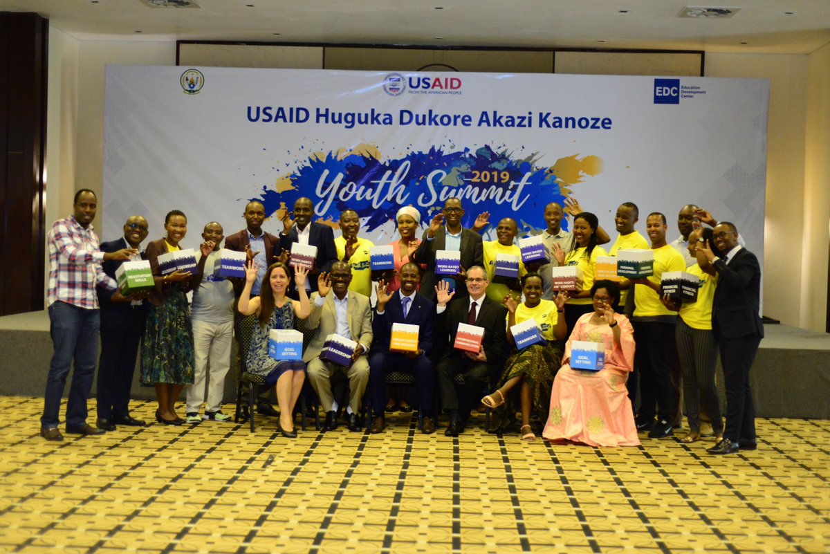 USAID HDAK Project (@rwanda_edc) on Twitter photo From the USAID HDAK entire team: Our success story is not fully complete without our stakeholders. Thank you to the <a href="/RwandaGov/">Government of Rwanda</a> our committed Implementing partners, Development Partners, the private sector, and the entire <a href="/CivilSocietyRW/">Rwanda Civil Society Platform</a> #YouthFirst #YouthSummit2019 <a href="/USAIDRwanda/">USAID Rwanda</a> From the USAID HDAK entire team: Our success story is not fully complete without our stakeholders. Thank you to the <a href="/RwandaGov/">Government of Rwanda</a> our committed Implementing partners, Development Partners, the private sector, and the entire <a href="/CivilSocietyRW/">Rwanda Civil Society Platform</a> #YouthFirst #YouthSummit2019 <a href="/USAIDRwanda/">USAID Rwanda</a>