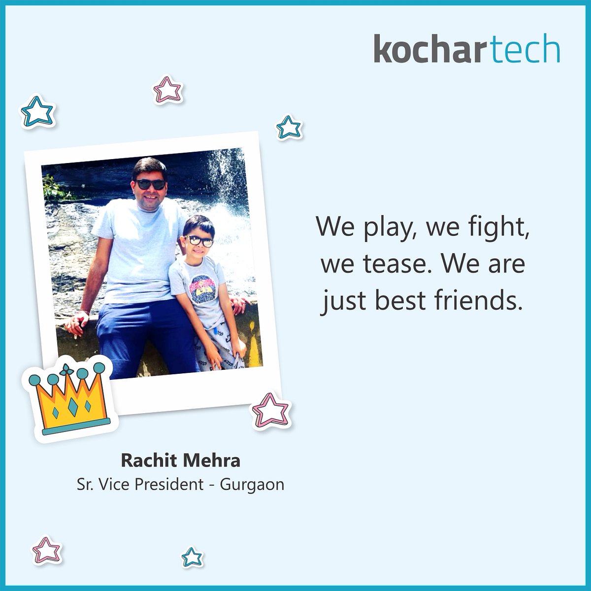 KocharTech's tweet image. On Children’s Day this year, we asked our team what made the day special for them.

The answer? Their kids! 🎈

So, we went ahead and put together some heartwarming snippets from our conversations.

#ChildrensDay2019 #KocharTech #KidsOfKT #HappyChildrensDay