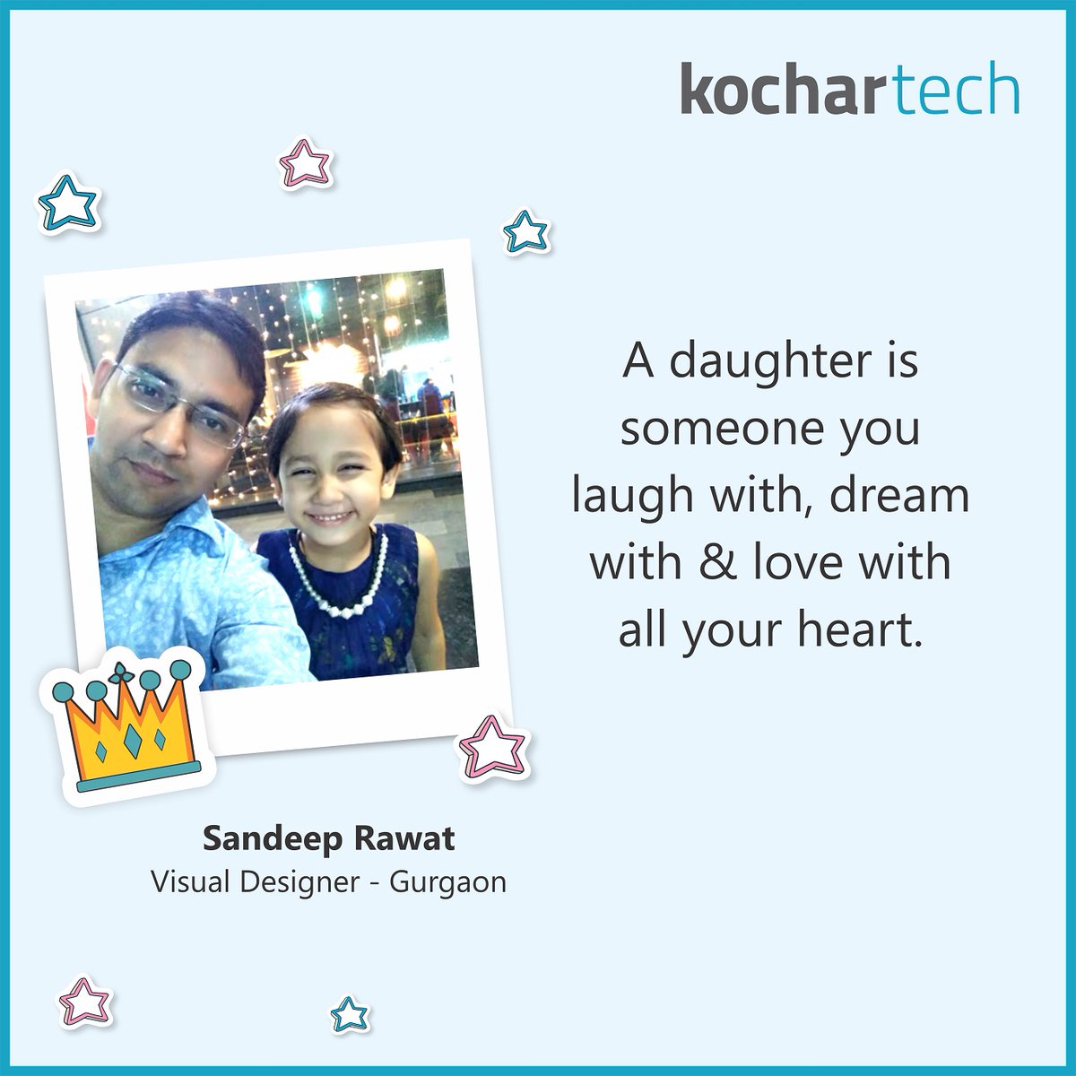 KocharTech's tweet image. On Children’s Day this year, we asked our team what made the day special for them.

The answer? Their kids! 🎈

So, we went ahead and put together some heartwarming snippets from our conversations.

#ChildrensDay2019 #KocharTech #KidsOfKT #HappyChildrensDay