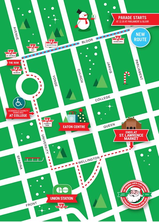 AMAprmaven's tweet photo. The 115th #SantaClausParade in Toronto is on this Sunday. There’s special @GOtransit service, discounts & e-tickets, kids 12 & under are free on both GO & UP & weather looks clear. Great family fun #TOSanta https://t.co/3XvyX98qVo https://t.co/zyJAkxVZ3P