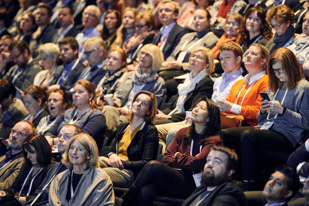 Wow, besøksrekord på #ehin2019! 1650 deltakere i år, mot 1350 i fjor. Tusen takk til alle som gjør <a href="/EHelseINorge/">EHiN 2023</a> mulig💛Ses neste år! #ehelse @OsloCancer <a href="/MacsimumEvent/">Macsimum</a>