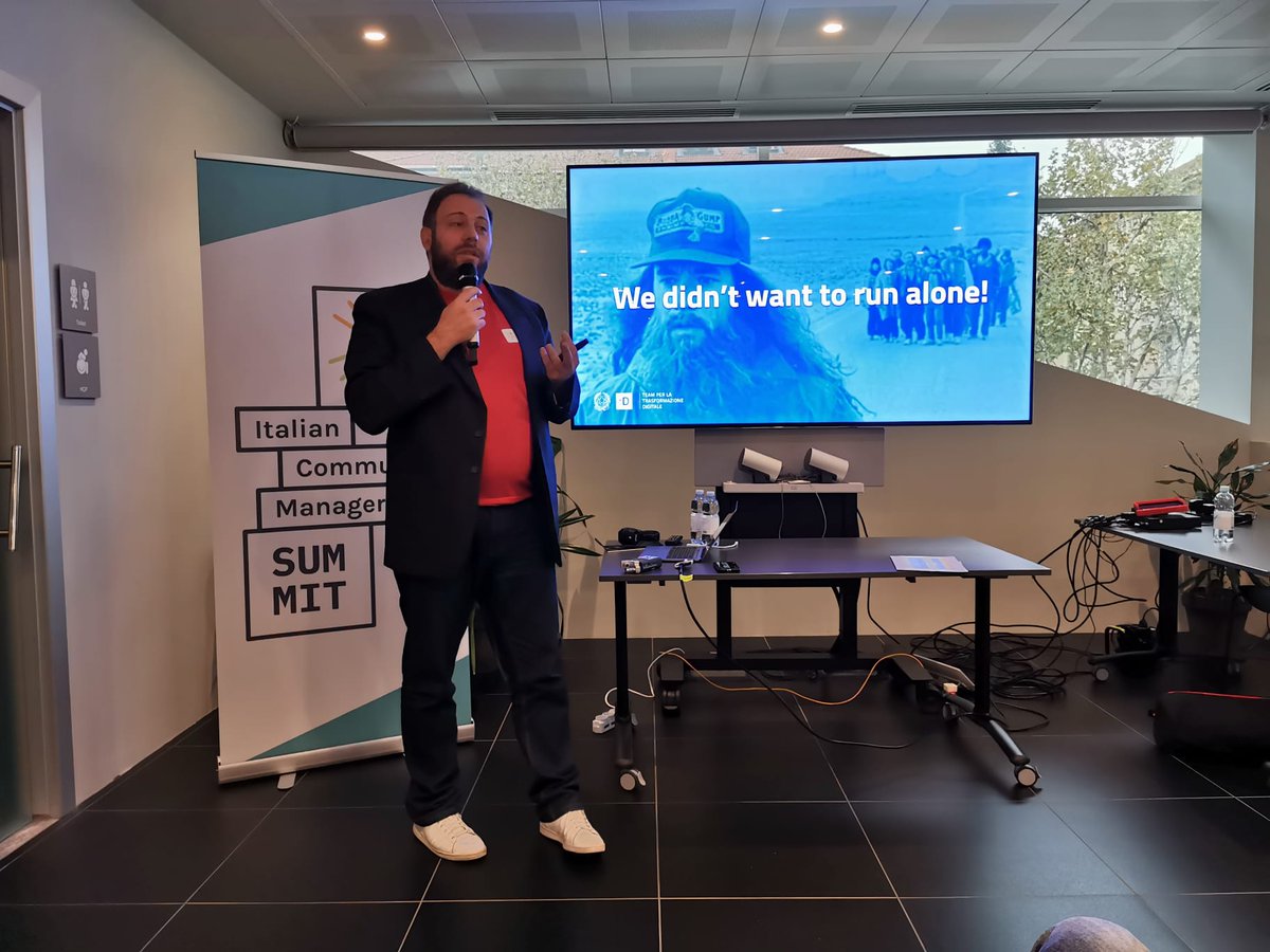 Italian Community Summit tweet media