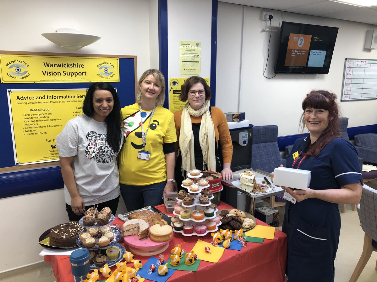 Just the sugar rush I needed this morning. Thank you to the #ophthalmology team in the Machen eye unit for an incredible array of cakes for <a href="/BBCCiN/">BBC Children in Need</a> <a href="/nhsswft/">@nhsswft</a>
