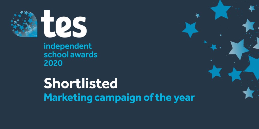 We are thrilled to announce we have been shortlisted for 'Marketing Campaign of the Year' at the <a href="/tes/">Tes magazine</a> Independent School Awards 2020 stdunstans.org.uk/news-events/de… #TesISAwards #OurStDunstans