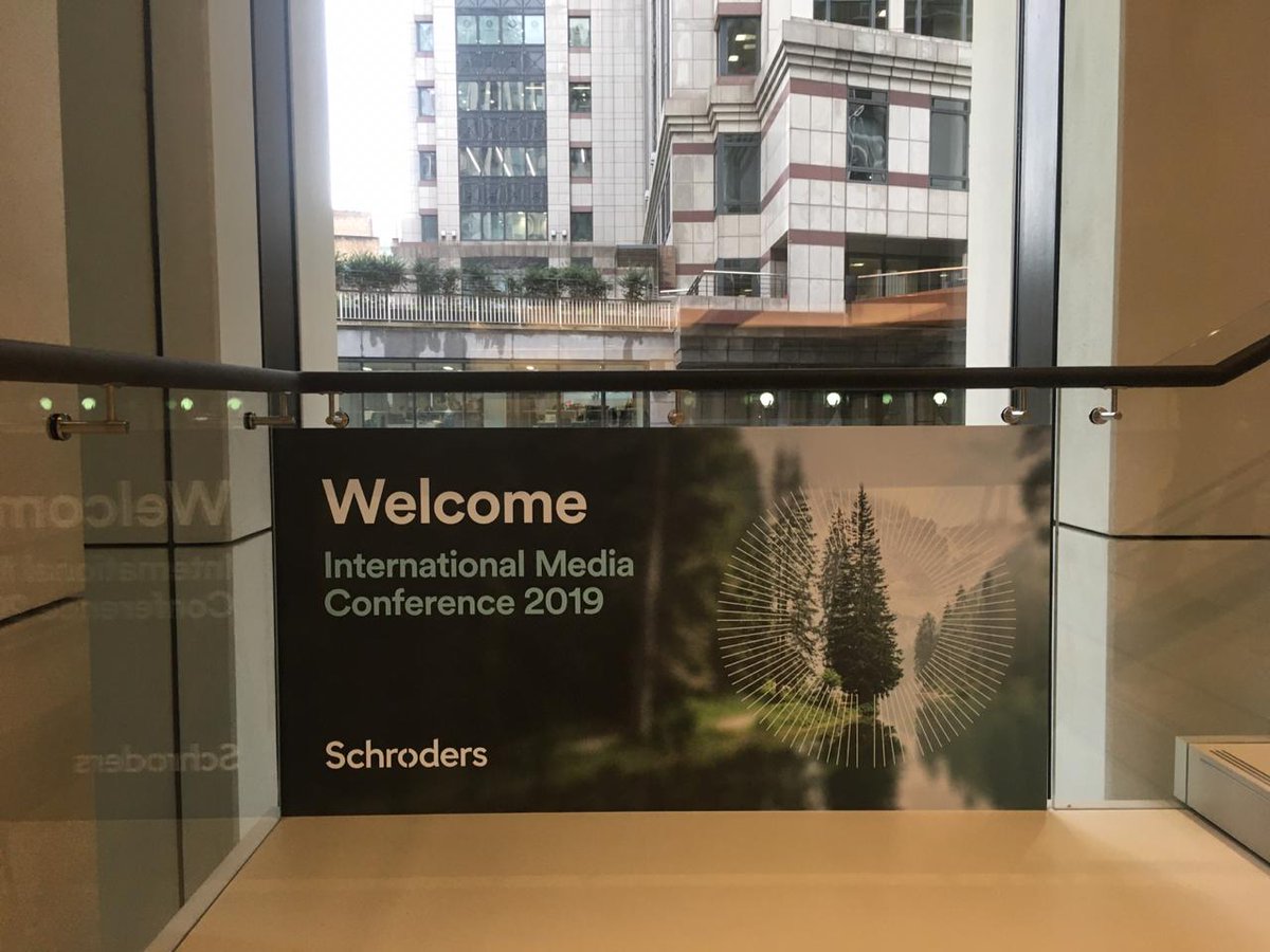 Great turn out at the @schroders Media Conference 2019 in London! Looking forward to ground breaking global investment views from our client #SIMC19 #PRLife #London #globalinvesting