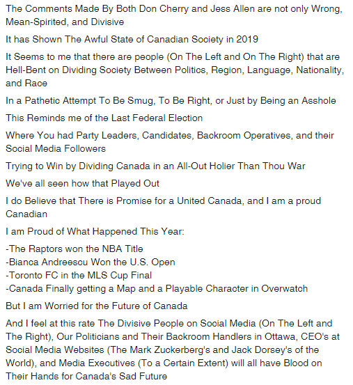 MacDuck92's tweet photo. After People going #fireCherry and #firejessicaallen and #BoycottCTV and #BoycottRogers
This Has to Be Said, But No One Will Care Because Everyone Wants to Be Divisive https://t.co/XG1QF8d9sX