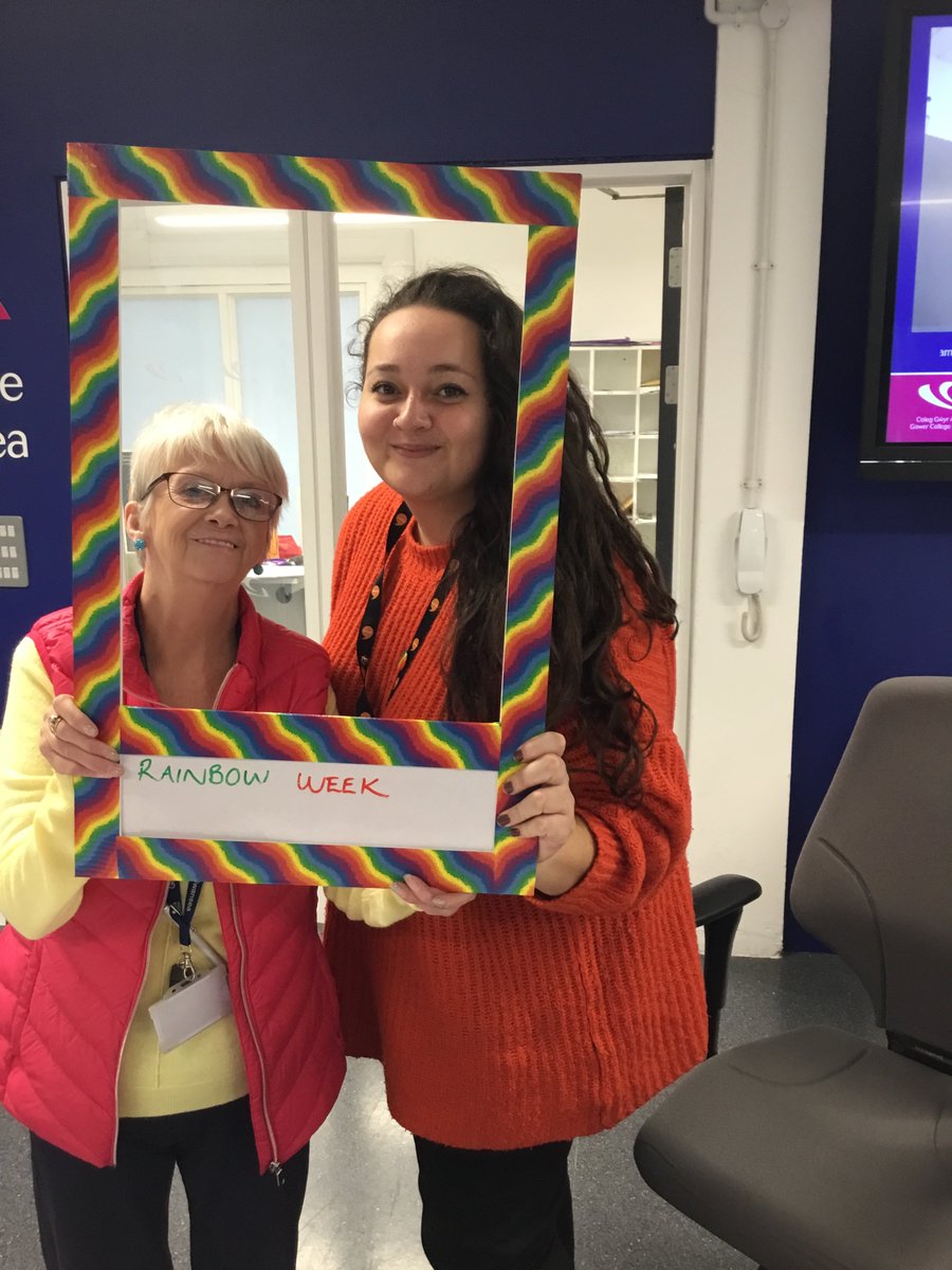GowerCollegeSwa's tweet photo. 🏳️‍🌈🌈 #GCSRainbow #enfysGCS 🌈🏳️‍🌈 https://t.co/l3x51wzeRn