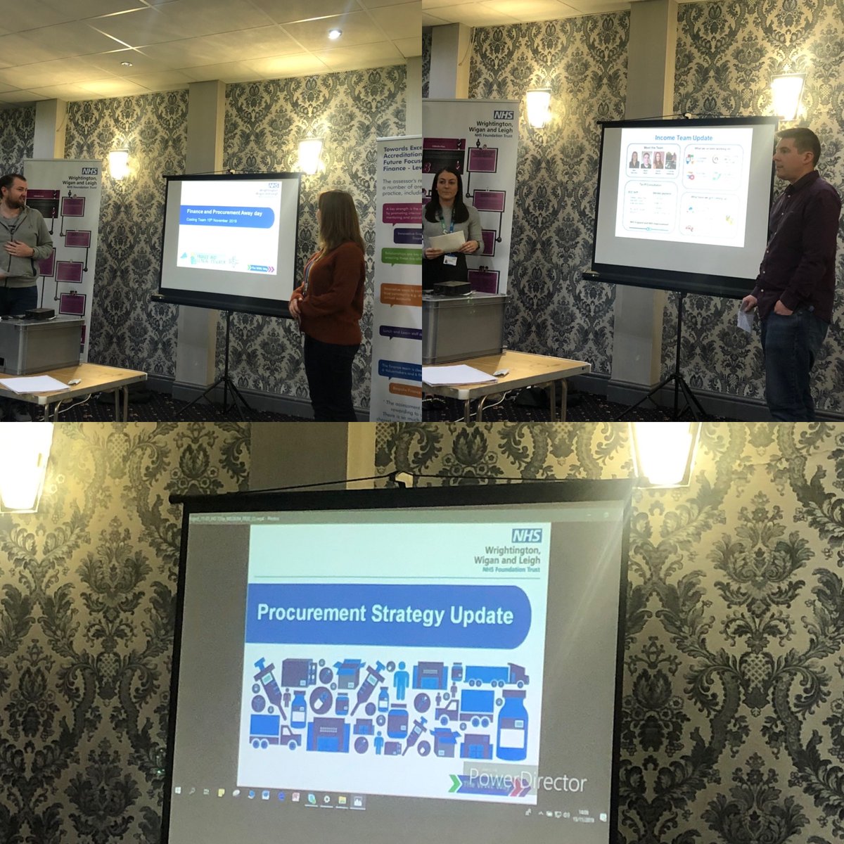 WWLFinance's tweet photo. Wow...blown away by the team update presentations using a range of media from PowerPoint and videos to Laura Ashley wall paper! #worldclassfinance #teambuilding https://t.co/kUFcp3BE2b