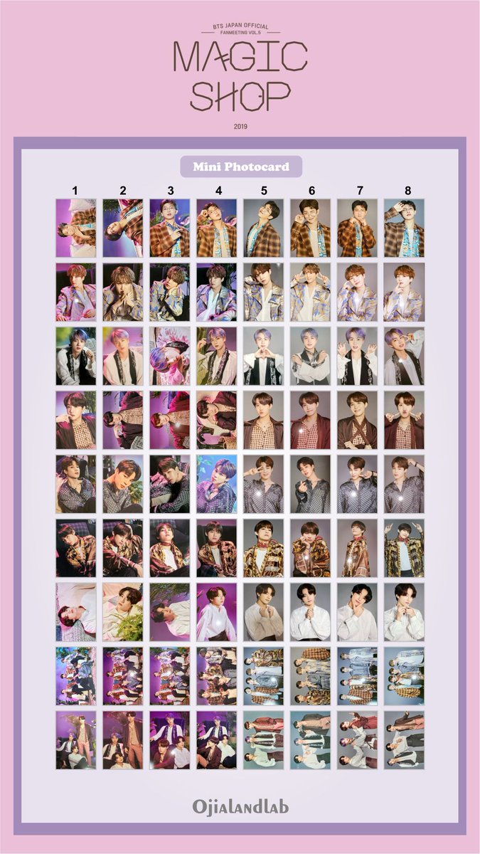BTS 5th muster magic shop ミニフォト 見分け方あり