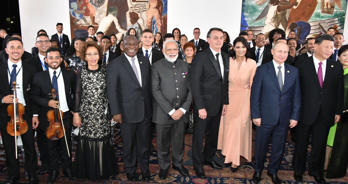 GovernmentZA's tweet photo. [Photos] President Cyril Ramaphosa at the 11th BRICS Summit in Brazil. #SAatBRICS #BRICS2019 [For more] https://t.co/42Cy5RH2cd https://t.co/MPnXGzXLC6