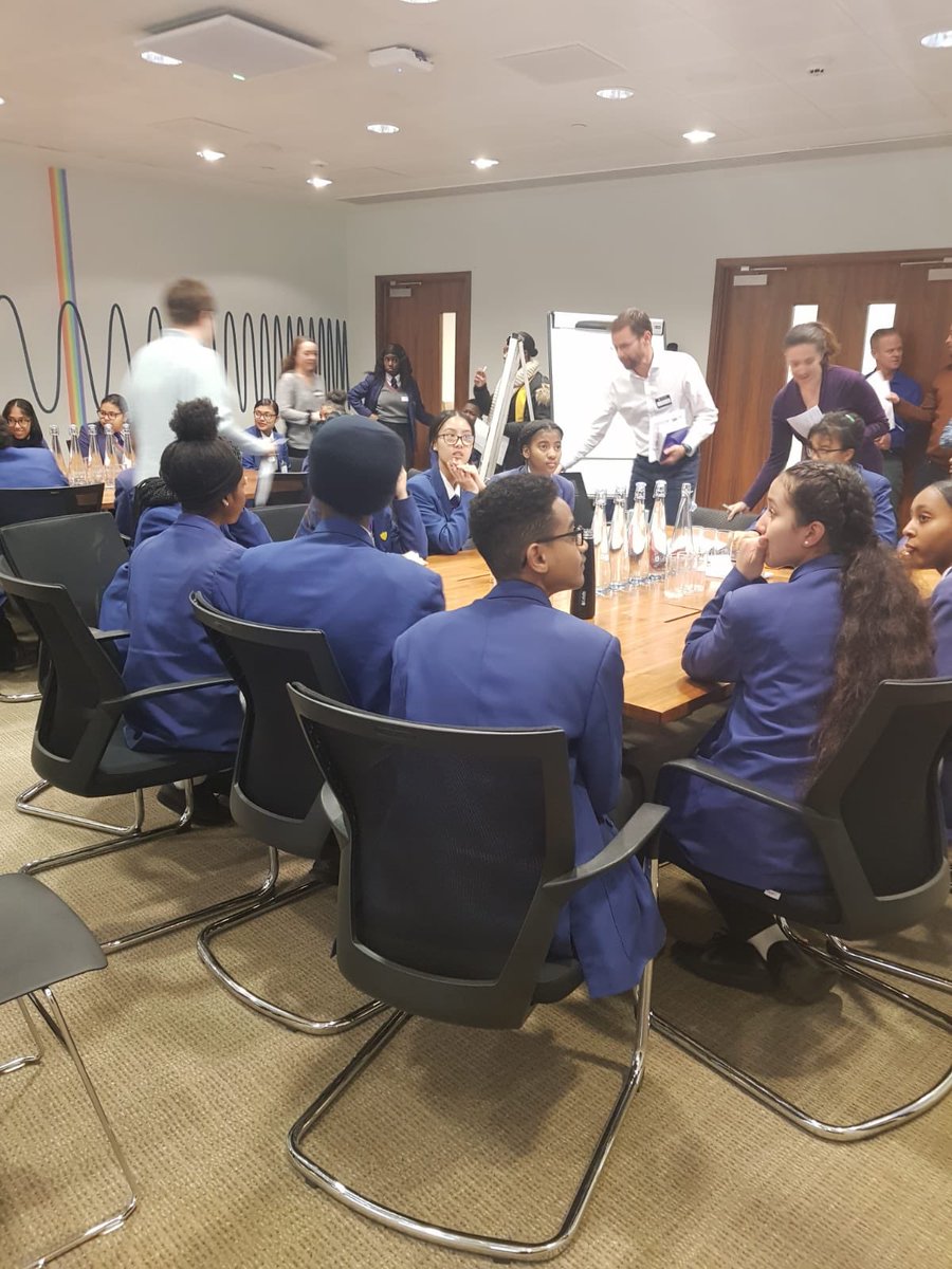 PlatanosCollege's tweet photo. Our Year 10s thinking hard on their Business in Focus Trip in partnership with @IntoUniversity #platanoscollege #attitudedeterminesaltitude #outstandingschool #lambeth #lambethschool https://t.co/2jSuZZbv6p