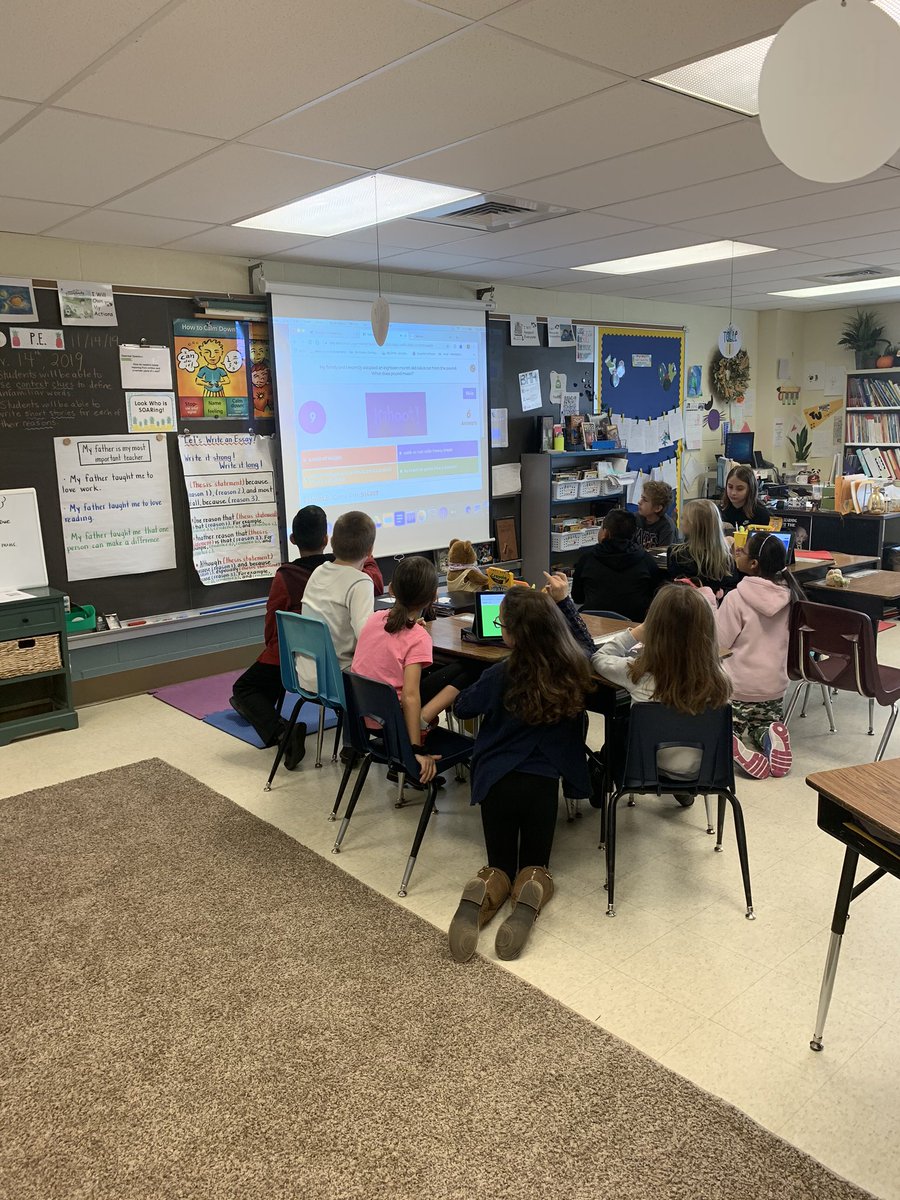 The students love playing Kahoot. It is a great way to quickly preassess or review a topic. Check it out - Kahoot.com Happy Friday! 😊