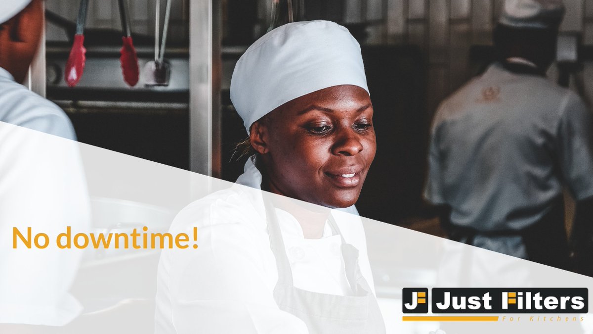 Just_Filters's tweet photo. Cleaning your filters in-house could mean a delay to your service! That’s why we change your filters in minutes not hours. https://t.co/gqlk2THUuX #NoDowntime #GreaseFilters #CommercialKitchen https://t.co/LqUVuaJjvX